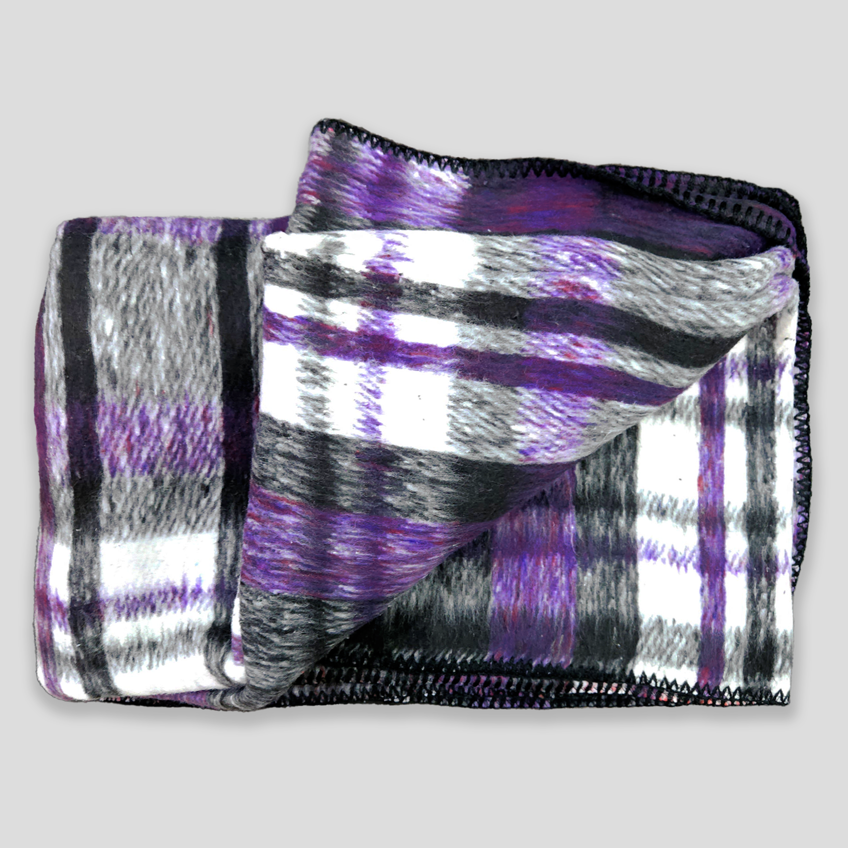 Frazada Artesanal Decorativa Mexicana Multiusos 160x110cm Morado