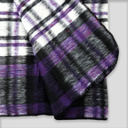 Frazada Artesanal Decorativa Mexicana Multiusos 160x110cm Morado