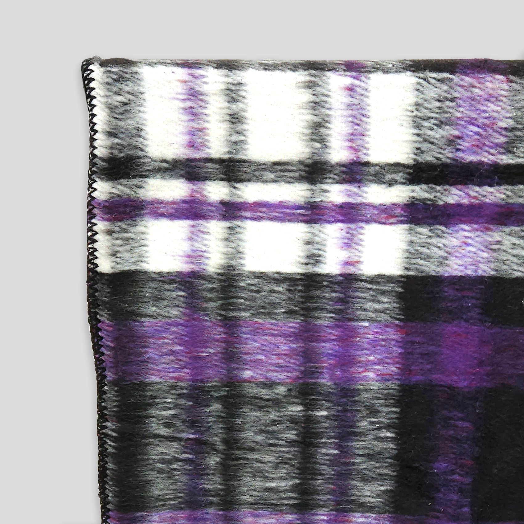 Frazada Artesanal Decorativa Mexicana Multiusos 160x110cm Morado