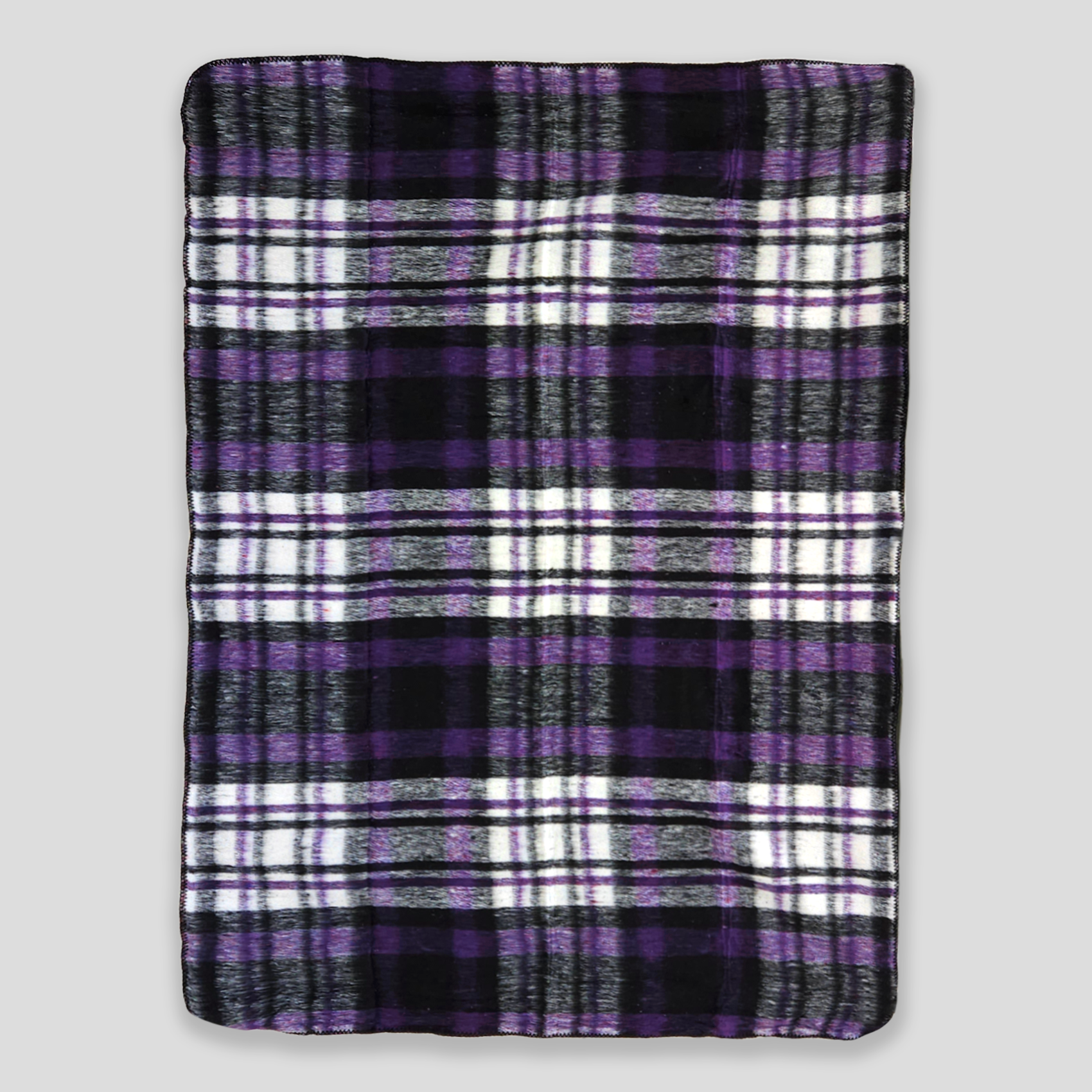 Frazada Artesanal Decorativa Mexicana Multiusos 160x110cm Morado