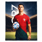 Frazada Ligera Super Suave Matrimonial Futbol Providencia® Cristiano Ronaldo