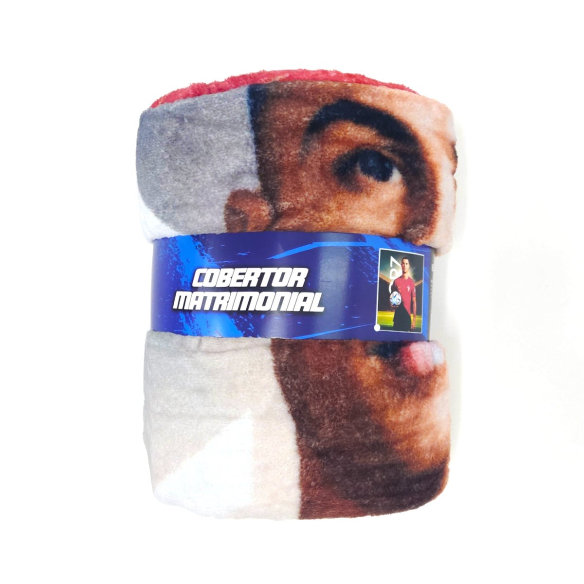 Frazada Ligera Super Suave Matrimonial Futbol Providencia® Cristiano Ronaldo