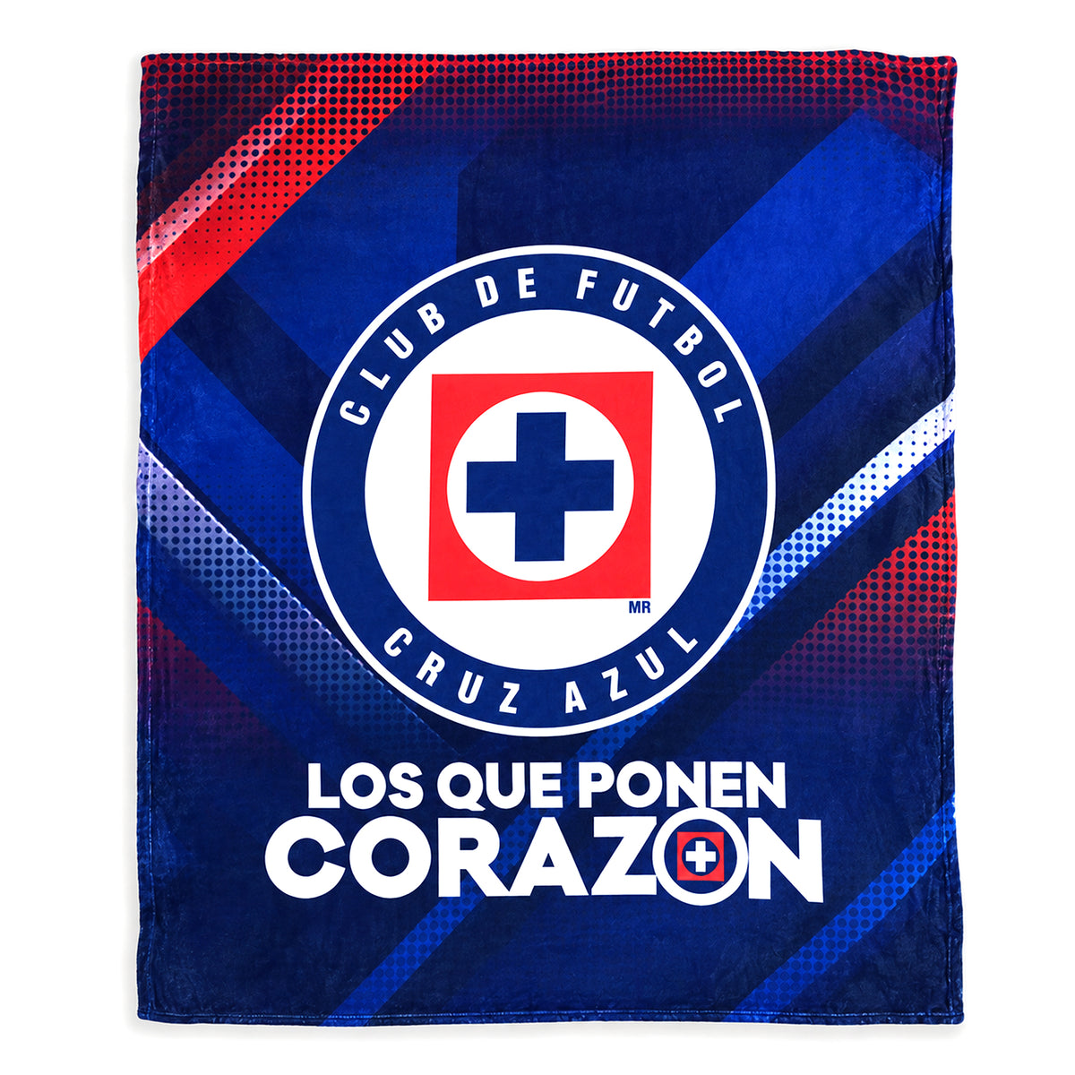 Frazada Ligera Super Suave Matrimonial Futbol Providencia® Cruz Azul Los Que Ponen El Corazón