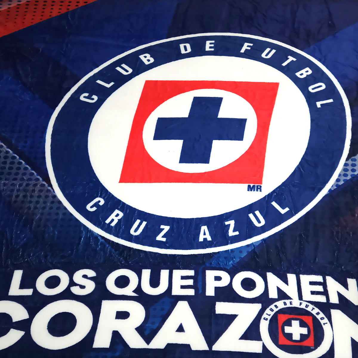 Frazada Ligera Super Suave Matrimonial Futbol Providencia® Cruz Azul Los Que Ponen El Corazón