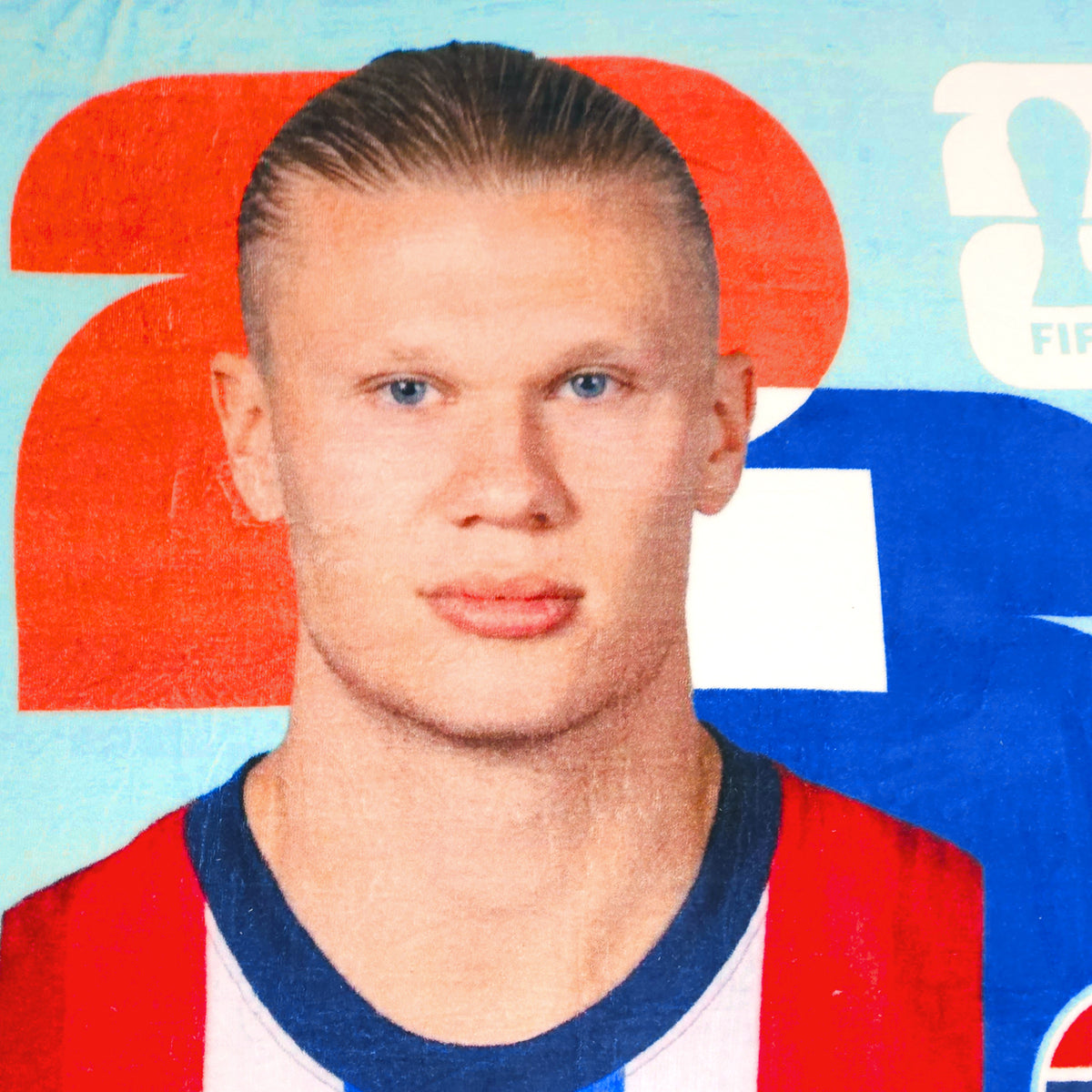 Frazada Ligera Super Suave Matrimonial Futbol Providencia® Erling Haaland Panni