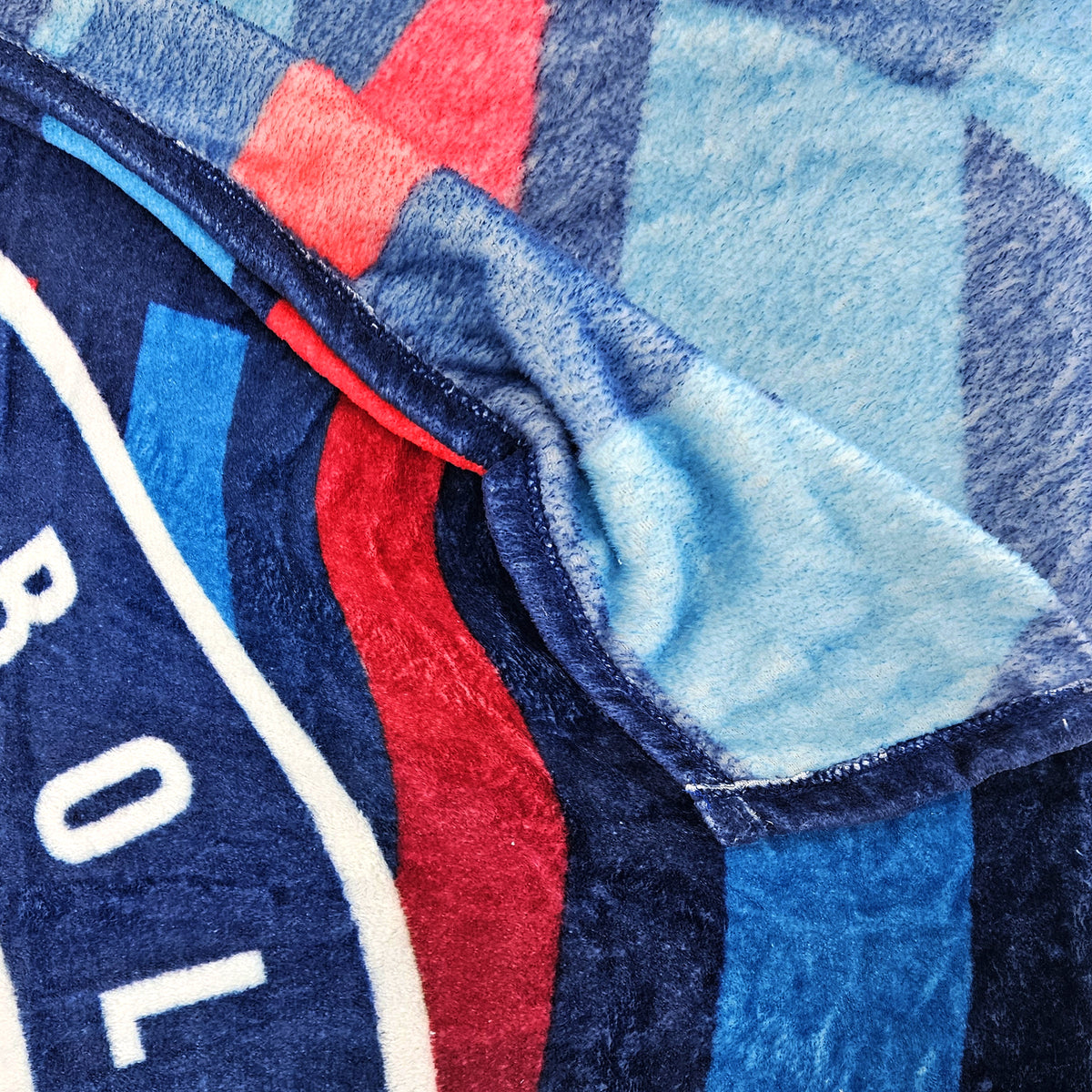 Frazada Ligera Super Suave Matrimonial Futbol Providencia® Cruz Azul Mi Lealtad Azul