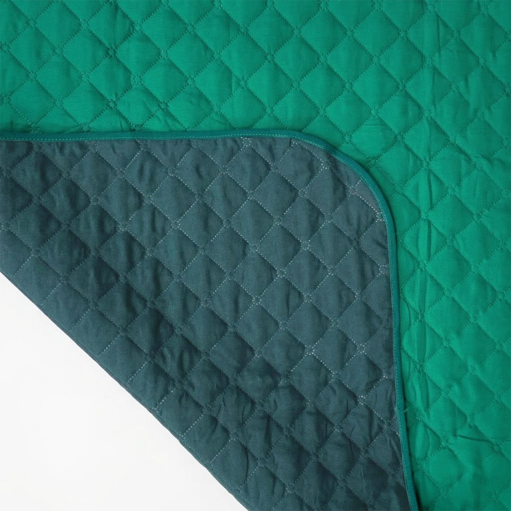 Cubre Sala Protector De Sillones 3pz Doble Vista Repelente Verde/ Azul petróleo