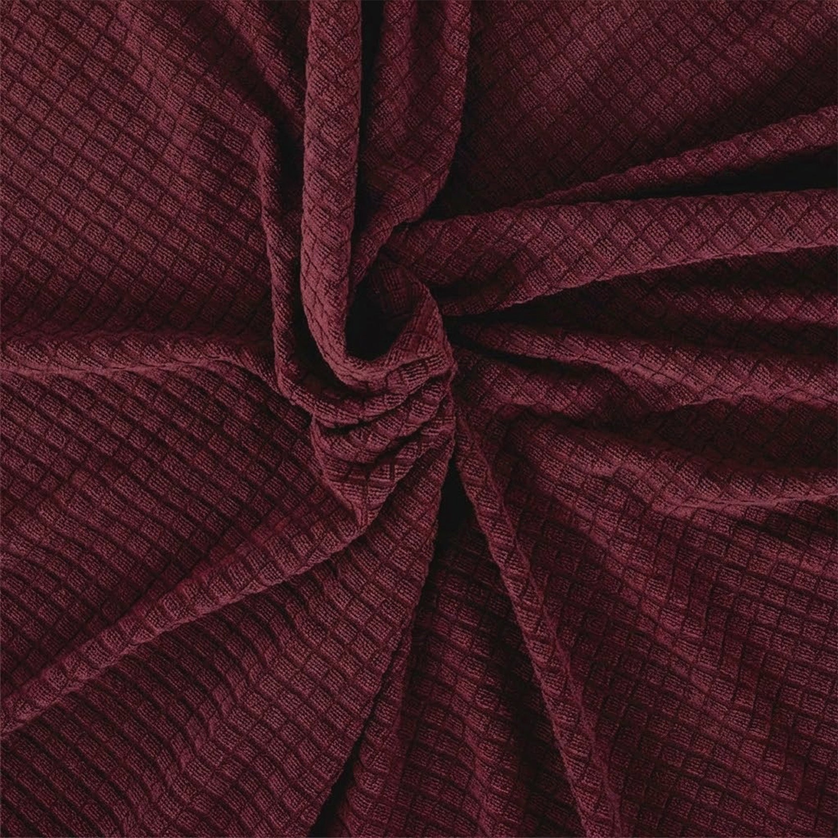 Cubre Sala Set 3 Piezas Estirable Ajuste Perfecto Vino Geométrico