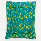 Tapete Estampado Y Acolchado Transportadora Para Mascota Mostritos