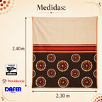 Edredón Jumbo De Borrega King Size 2.30mx2.40m Providencia® Chenoa