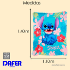 Cobertor Edredón Cunero Para Bebé 1.10mx1.40m Providencia® Stitch