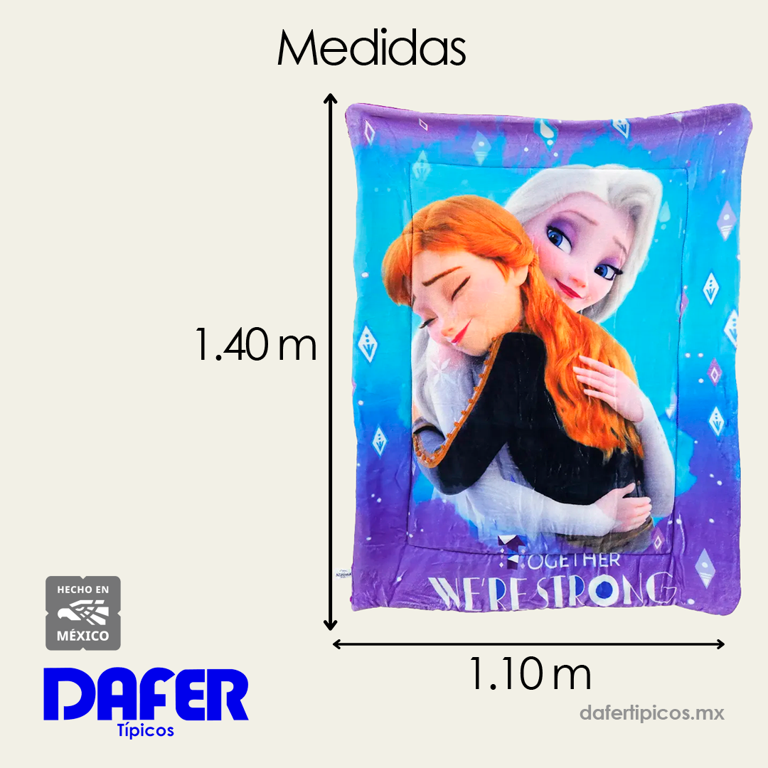 Cobertor Edredón Cunero Para Bebé 1.10mx1.40m Providencia® Frozen