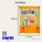 Cobertor Edredón Cunero Para Bebé 1.10mx1.40m Providencia® Tigger y Pooh