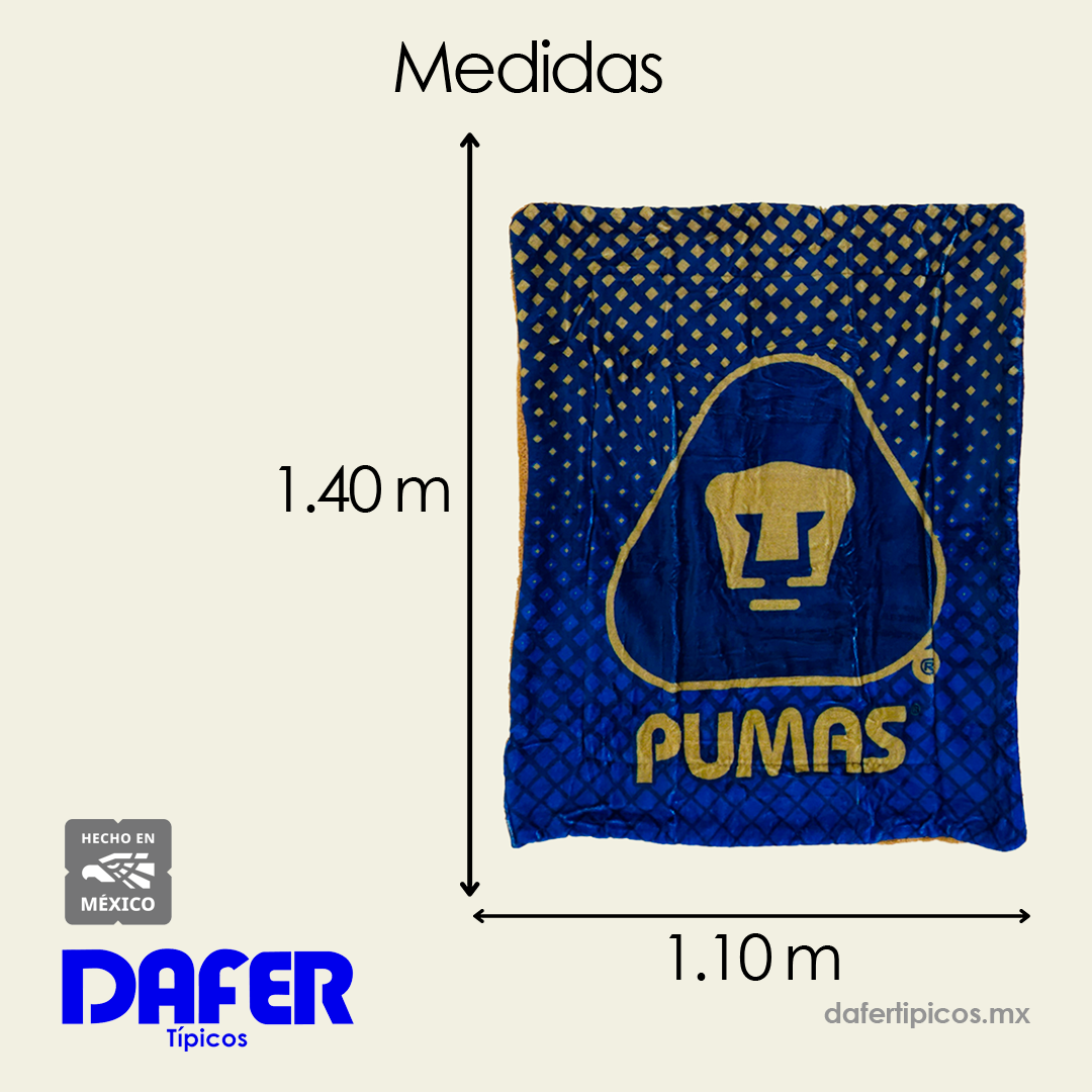 Cobertor Edredón Cunero Para Bebé 1.10mx1.40m Providencia® Pumas