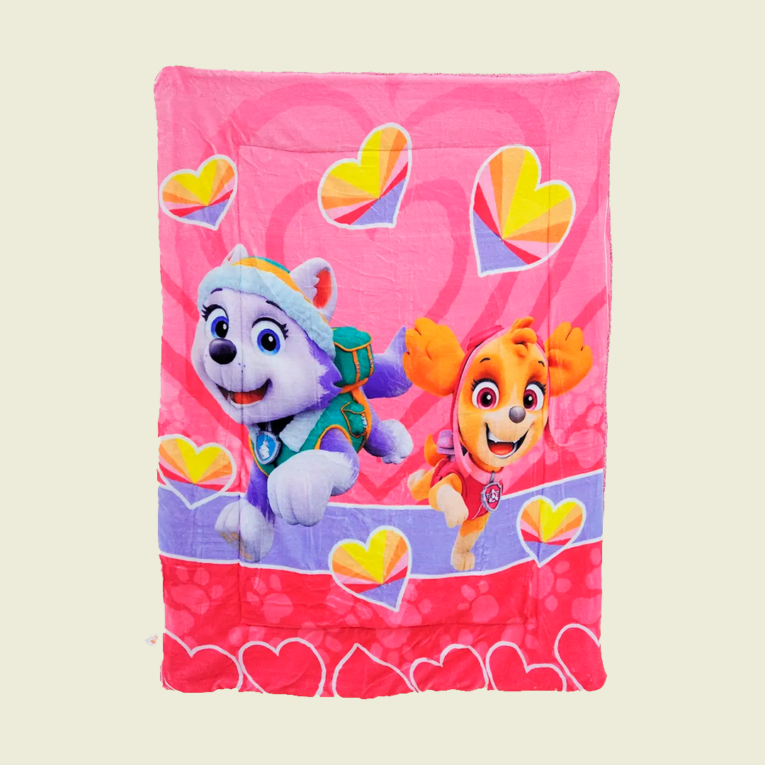 Cobertor Edredón Cunero Para Bebé 1.10mx1.40m Providencia® Paw Patrol Rosa