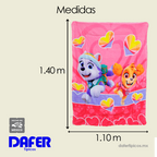Cobertor Edredón Cunero Para Bebé 1.10mx1.40m Providencia® Paw Patrol Rosa