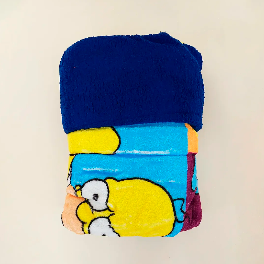 Cobertor Edredón Cunero Para Bebé 1.10mx1.40m Providencia® Los Simpsons