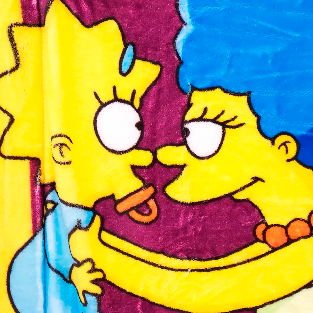 Cobertor Edredón Cunero Para Bebé 1.10mx1.40m Providencia® Los Simpsons