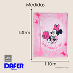 Cobertor Edredón Cunero Para Bebé 1.10mx1.40m Providencia® Minnie Estrellas