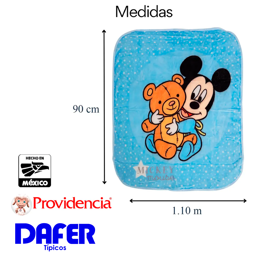 Cunero Provipolar Plus Multiusos 90cm X 110m Providencia® Mickey Abrazo De Oso