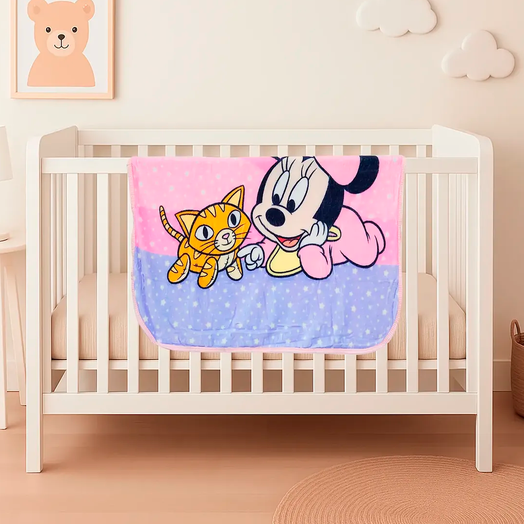 Cunero Provipolar Plus Multiusos 90cm X 110m Providencia® Minnie y Gatito