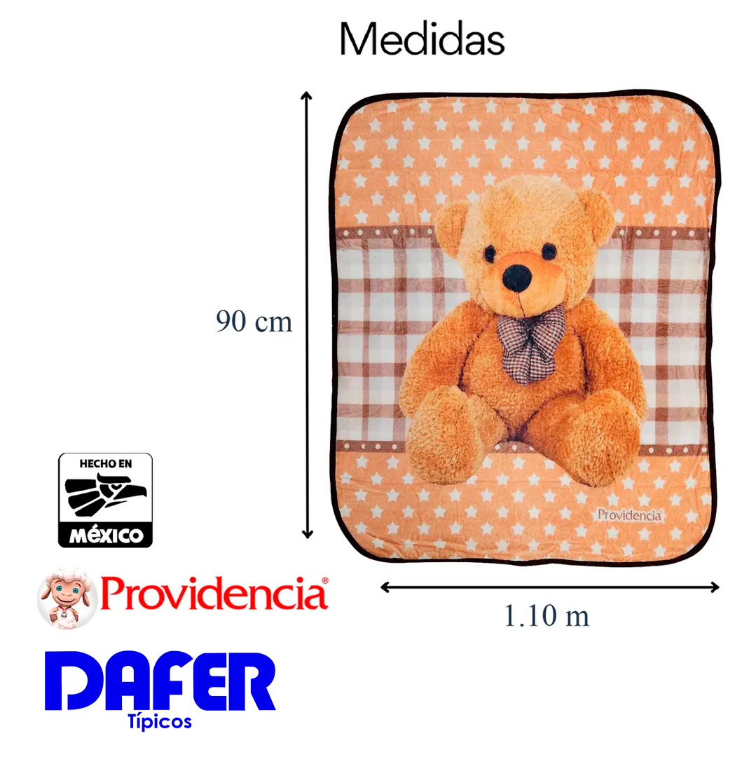 Cunero Provipolar Plus Multiusos 90cm X 110m Providencia® Teddy Estrellas Beige