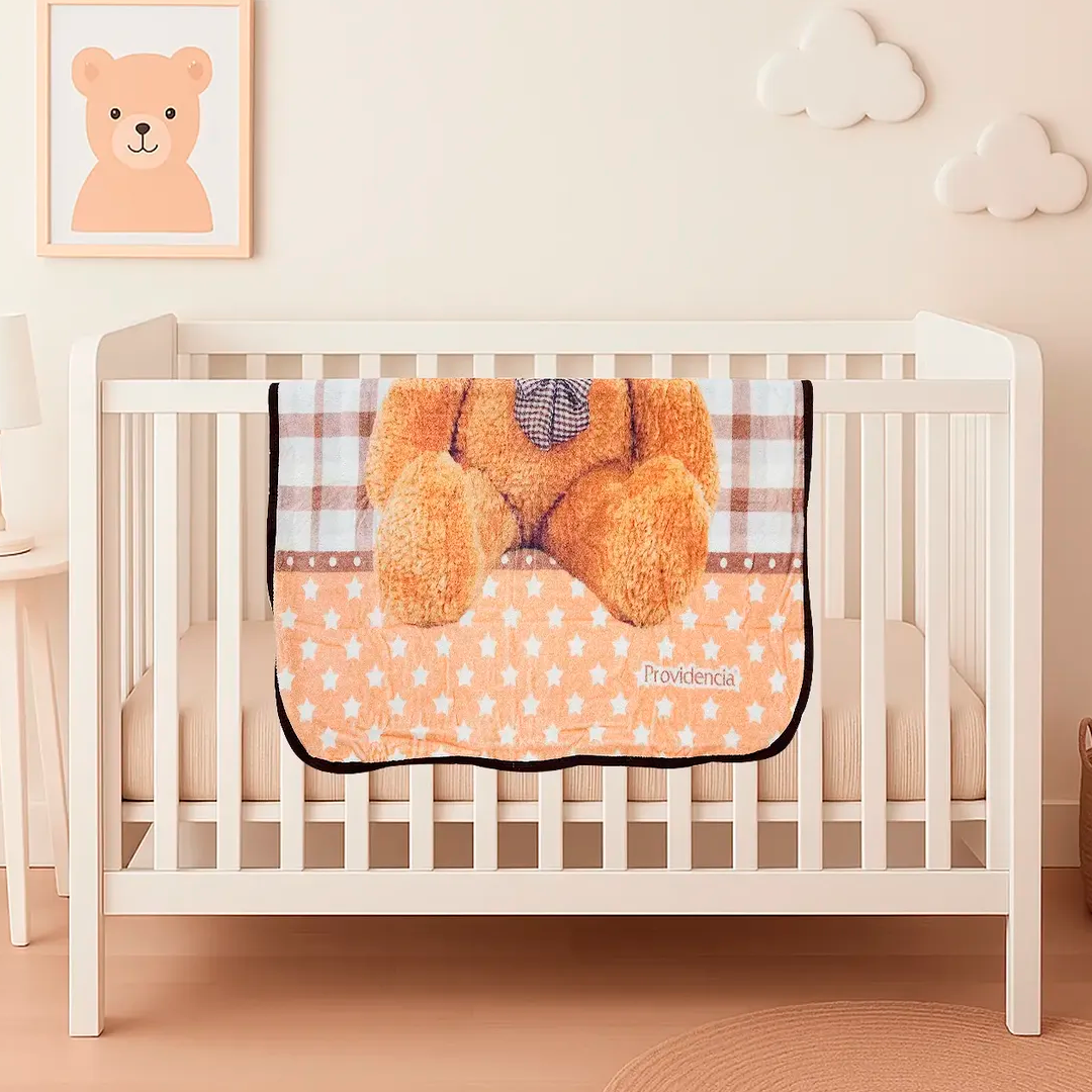 Cunero Provipolar Plus Multiusos 90cm X 110m Providencia® Teddy Estrellas Beige