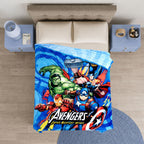 Cobertor Ligero Super Suave Matrimonial Diseños Providencia® Avengers