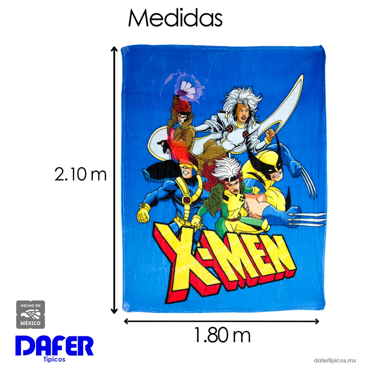 Cobertor Ligero Super Suave Matrimonial Diseños Providencia® Princesas X-men