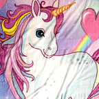 Cobertor Ligero Super Suave Matrimonial Diseños Providencia® Princesas Pony Love