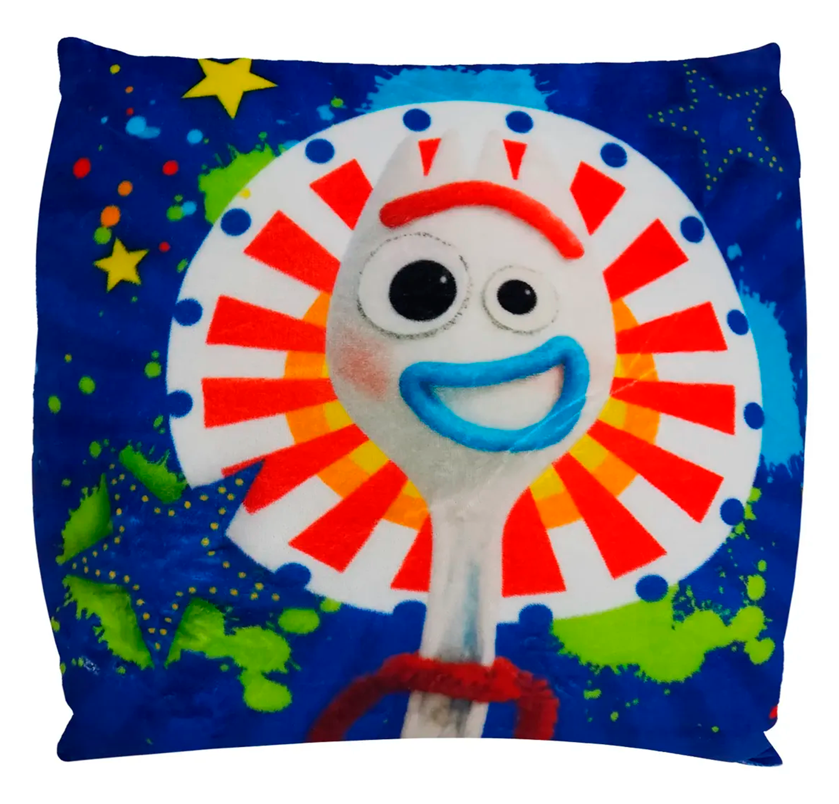 Cojín Reversible Infantil 45x45 Ultra Suave Providencia® Toy Story Estrellas