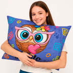 Almohada Decorativa 70x50cm Marca Providencia® Buho