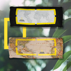 Almohada Súper Jumbo Ligera 120x50 Doble Vista Providencia® National Geographic Mapa