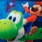 Almohada Súper Jumbo Ligera 120x50 Doble Vista Providencia® Mario Galaxy
