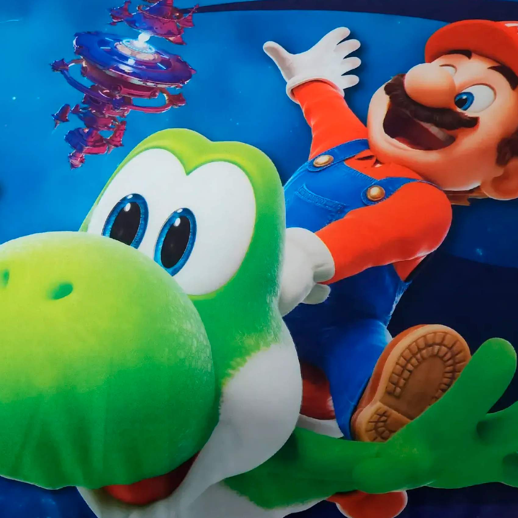 Almohada Súper Jumbo Ligera 120x50 Doble Vista Providencia® Mario Galaxy