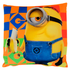 Cojín Reversible Infantil 45x45 Ultra Suave Providencia® Minión Banana