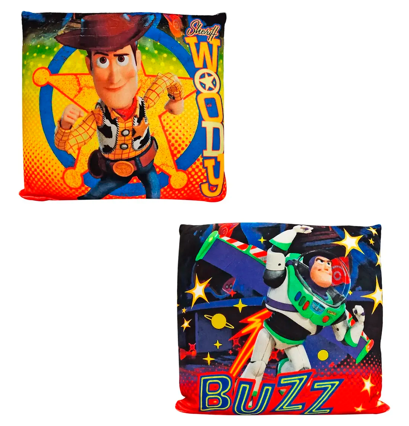 Cojín Reversible Infantil 45x45 Ultra Suave Providencia® Buzz y Woody