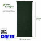 Colchoneta Con Relleno Espuma Gruesa Con Forro Mod. Inv Verde Oscuro