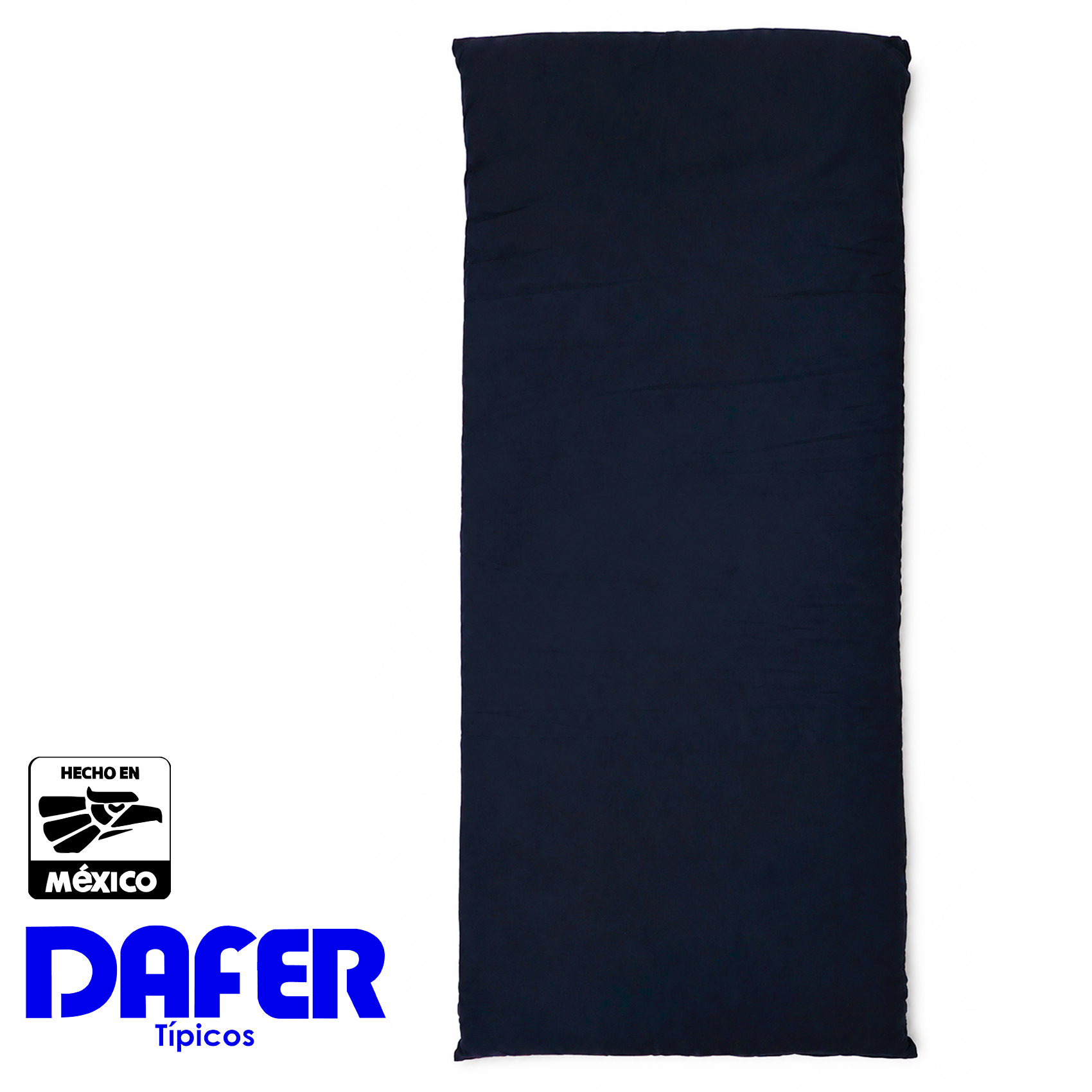 Colchoneta Con Relleno Espuma Gruesa Con Forro Mod. Inv Azul Marino
