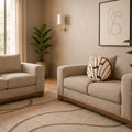 Cojín Decorativo Jacquard Concha Vainilla  62cm Providencia®