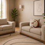 Cojín Decorativo Jacquard Concha Vainilla  62cm Providencia®