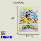 Cobertor Edredón Cunero Para Bebé 1.10mx1.40m Providencia® Pokemón