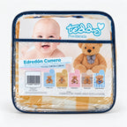 Cobertor Edredón Cunero Para Bebé 1.10mx1.40m Providencia® Teddy Amarillo