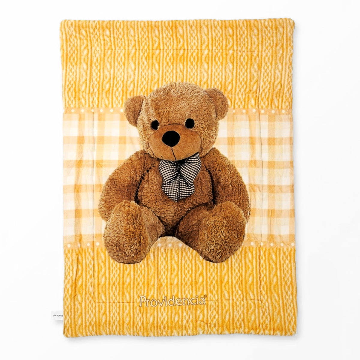 Cobertor Edredón Cunero Para Bebé 1.10mx1.40m Providencia® Teddy Amarillo