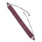 Cinturón Fajilla Artesanal Con Cordones Trenzados Unisex Morado