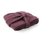 Cinturón Fajilla Artesanal Con Cordones Trenzados Unisex Morado