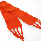 Cinturón Fajilla Artesanal Con Cordones Trenzados Unisex Naranja