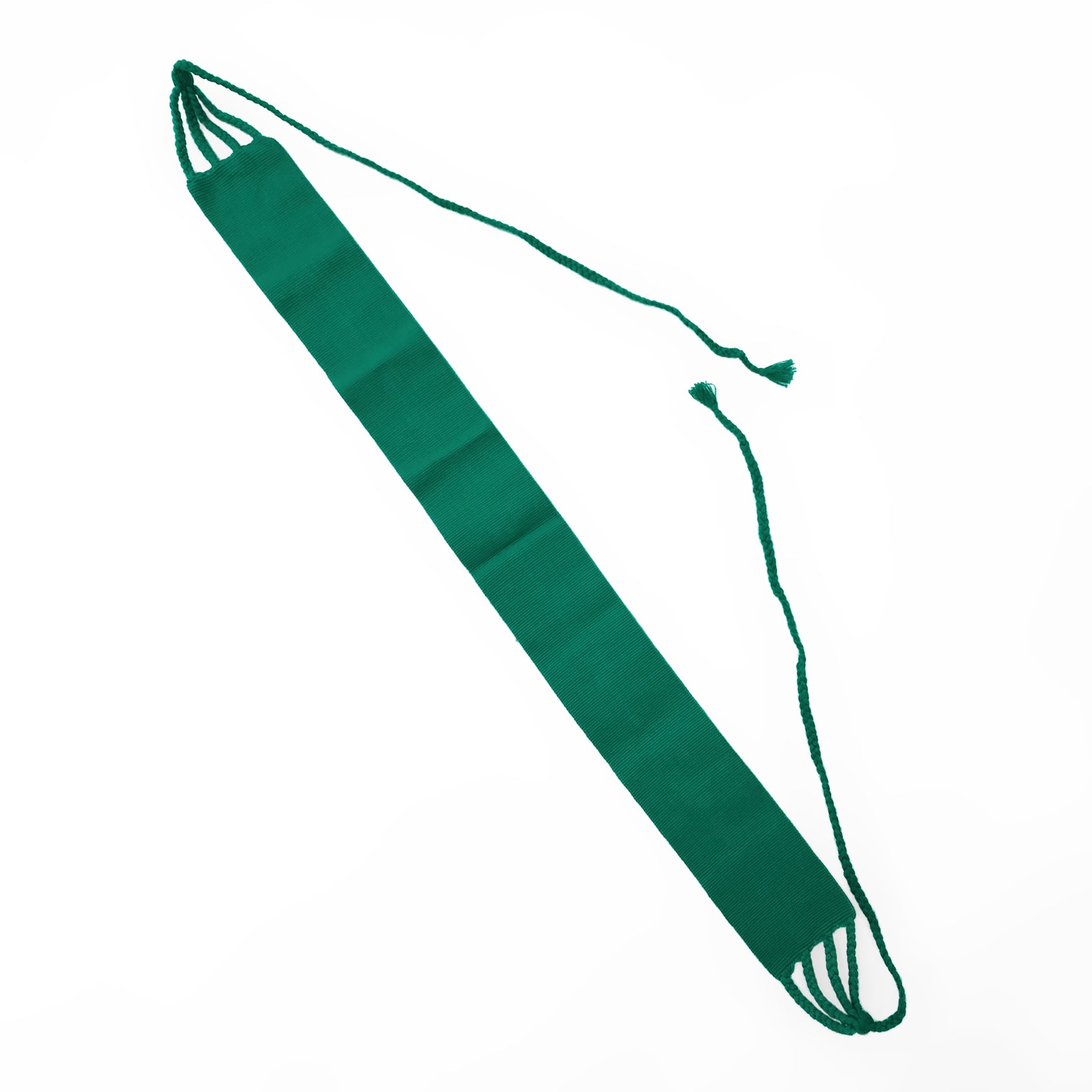 Cinturón Fajilla Artesanal Con Cordones Trenzados Unisex Verde