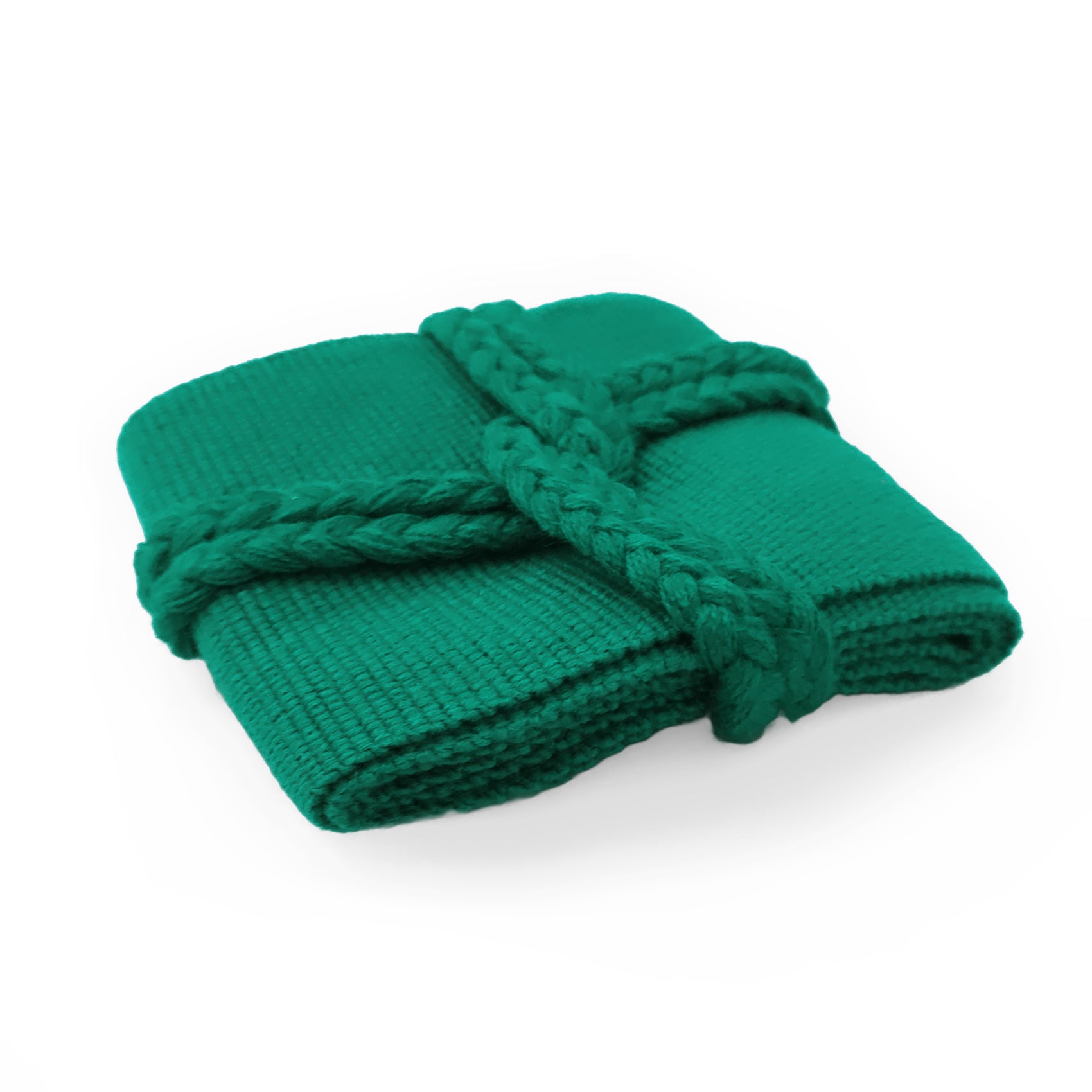 Cinturón Fajilla Artesanal Con Cordones Trenzados Unisex Verde