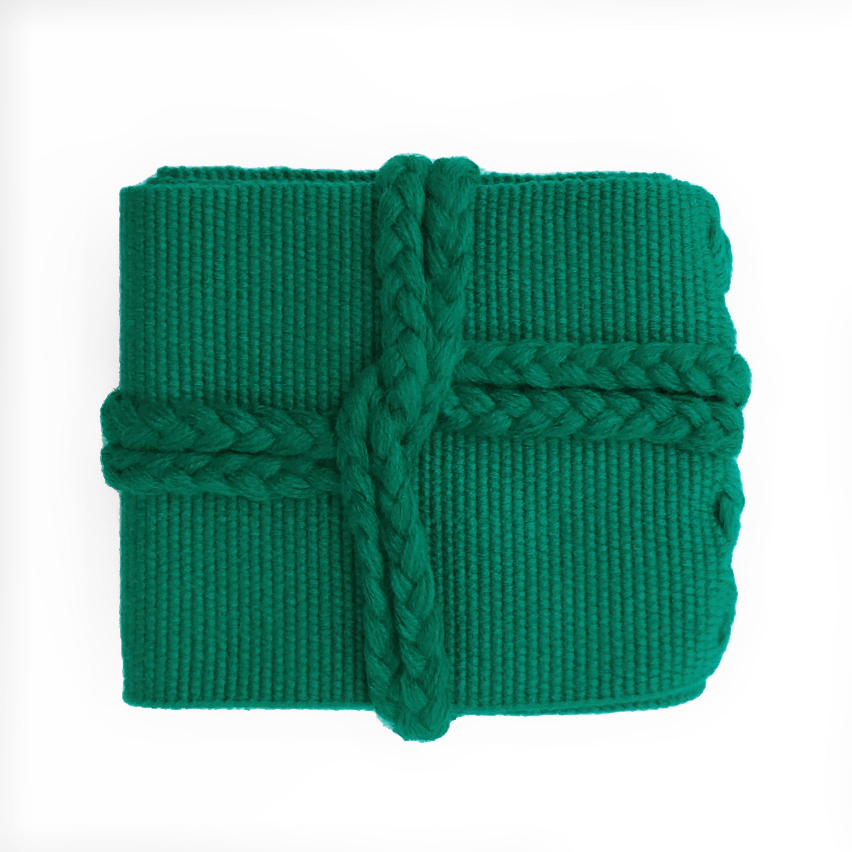 Cinturón Fajilla Artesanal Con Cordones Trenzados Unisex Verde
